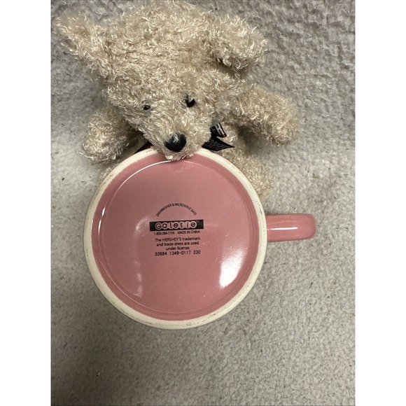 HERSHEY'S CHOCOLATE COFFEE MUG - 28 oz. - & HERSHEY'S PLUSH BEAR - by GALERIE - Picture 5 of 9